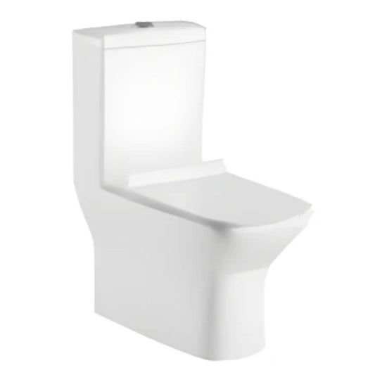 Berlin Square Fully BTW Rimless WC & Wrap Over S/C Seat