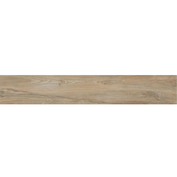 Aspenwood wood effect porcelain floor tile in beige